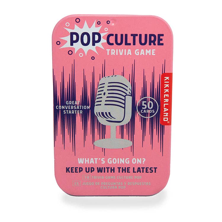 Pop Culture Trivia Game | Kikkerland Design Inc