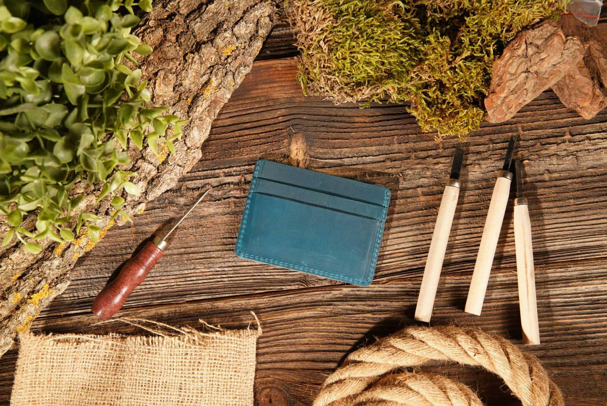 Leather Card Holder Wallet, Handmade Wallet for Men | American Leather Goods
