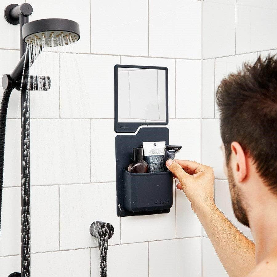 The Oliver | Shower Mirror: Charcoal | Tooletries