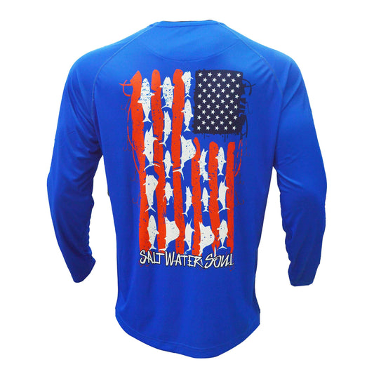 Fishing Stripes Performance Shirt | Salt Water Soul