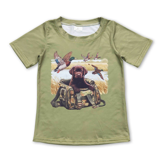 Youth SS T-Shirt Dog & Duck Summer