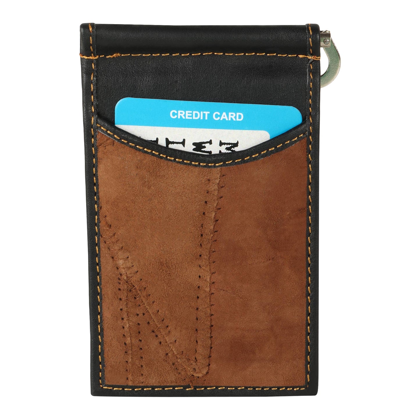 Money Clip Wallet Brown