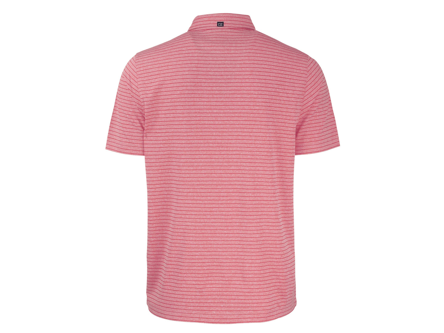 Cutter & Buck Forge Eco Heather Stripe Recycled Mens Polo: College Purple Heather / Large / MCK01303