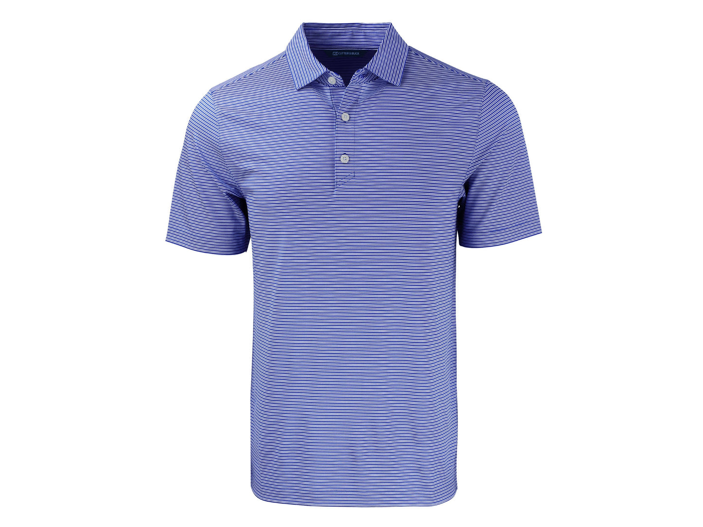 Cutter & Buck Forge Eco Double Stripe Recycled Mens Polo: College Purple/White / Medium / MCK01302