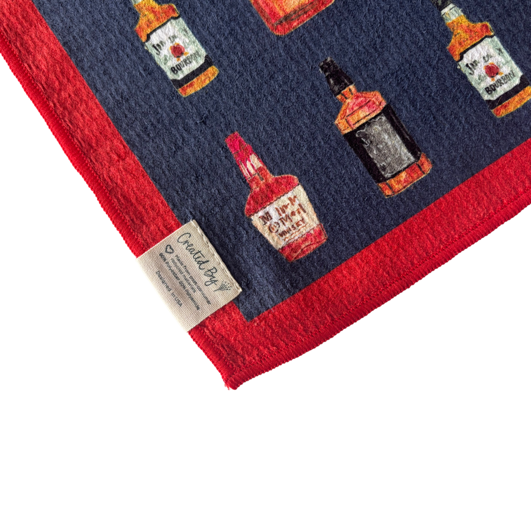 Double Sided Bourbon Trail Tea Towel