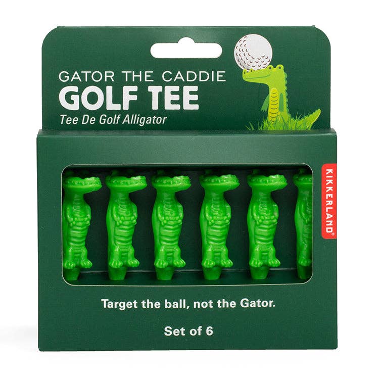 Gator the Caddie Golf Tee | Kikkerland Design Inc