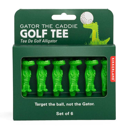 Gator the Caddie Golf Tee | Kikkerland Design Inc