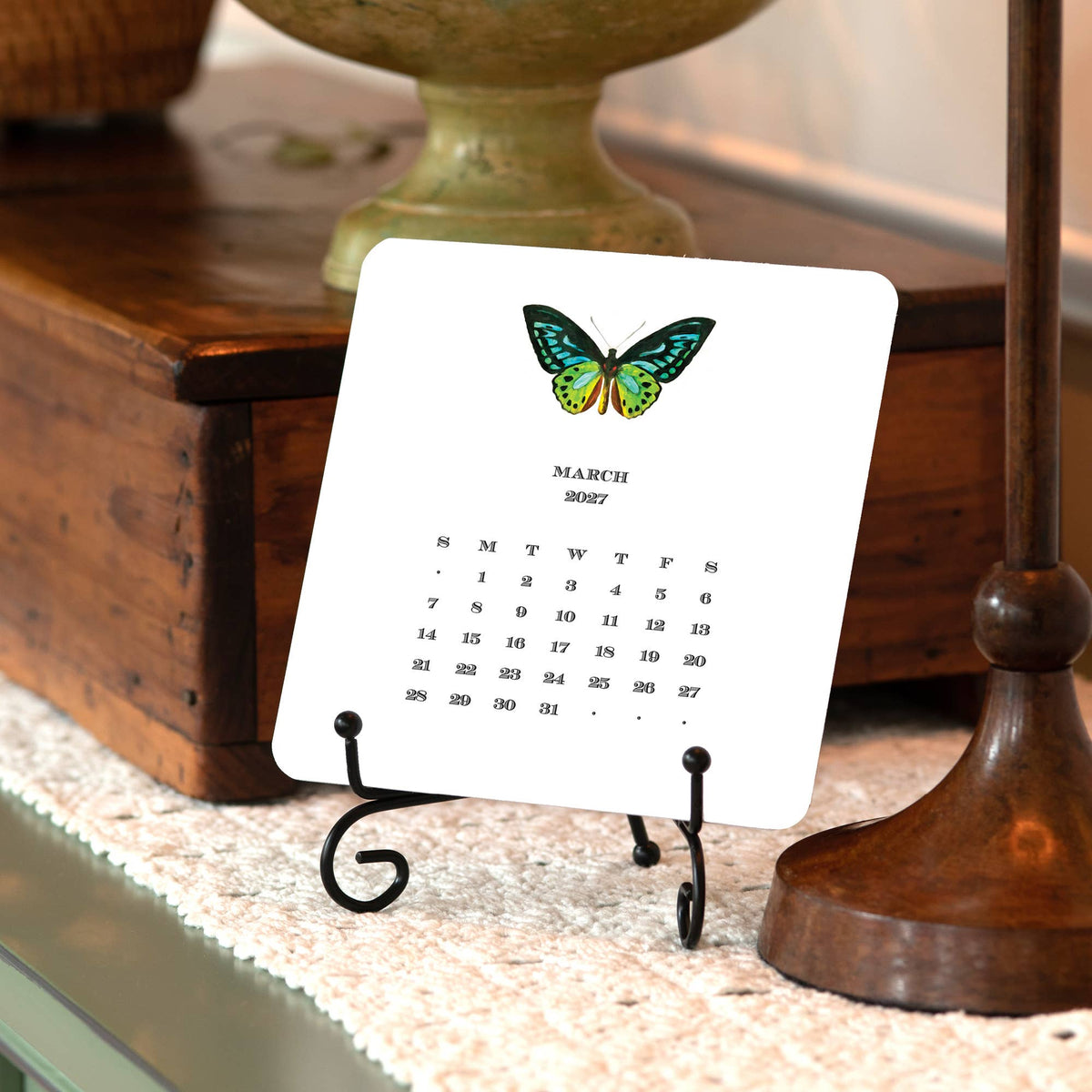 Maison de Papier - 2027 Desk Calendar with Easel