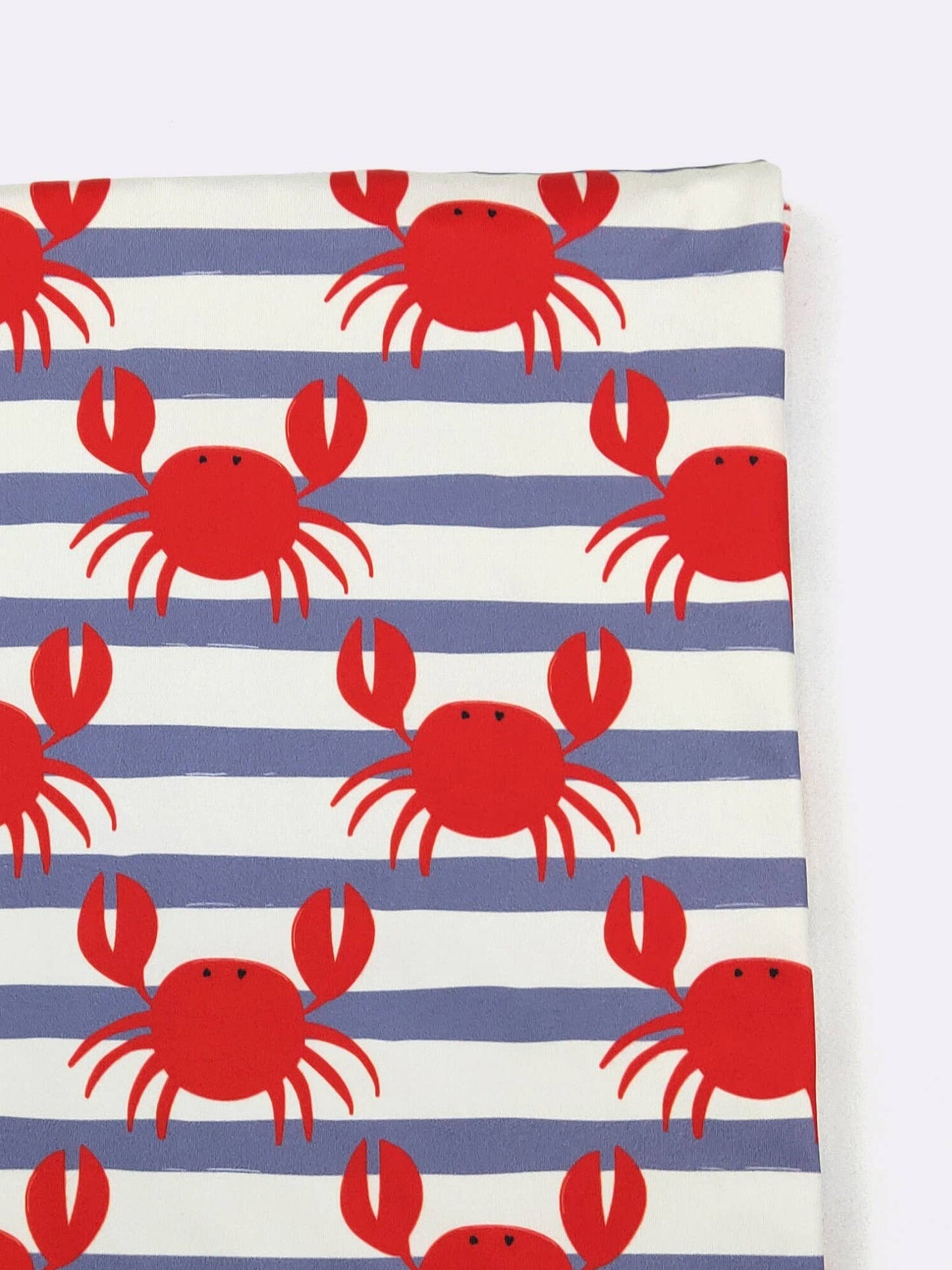 Blue Stripe Crab Blanket | Clover Cottage
