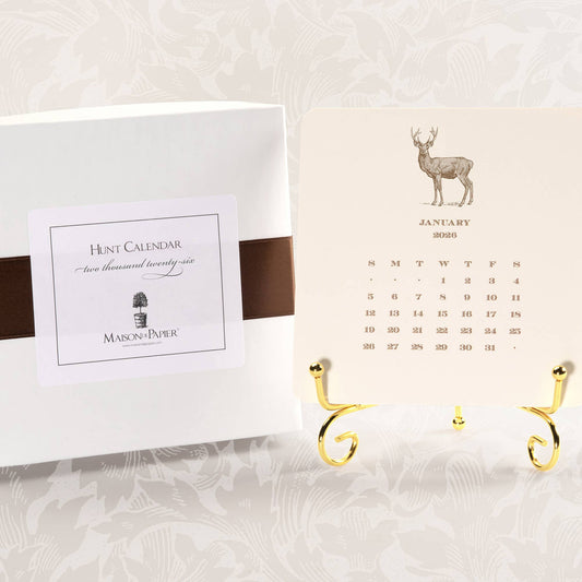 2026 Hunt Calendar with Easel: Complete Set