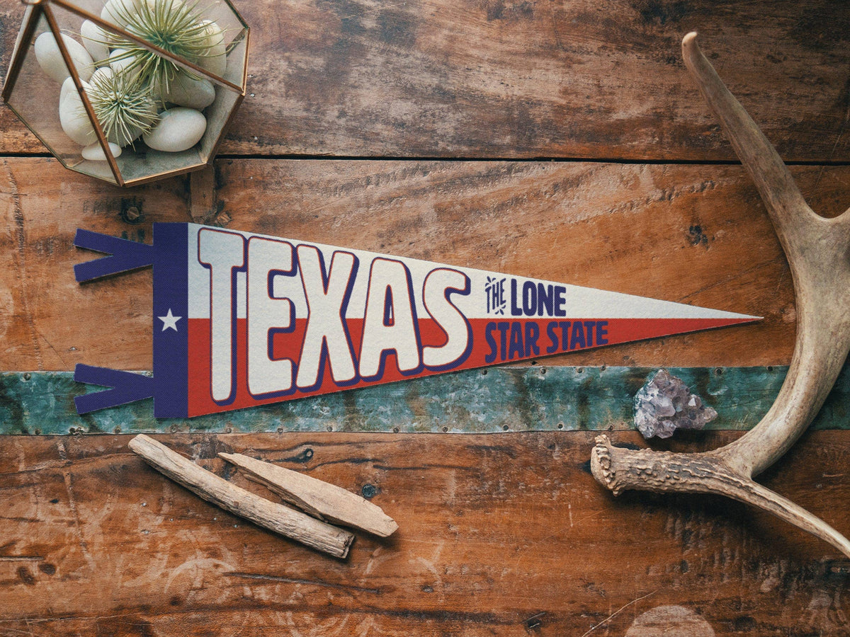 Texas Felt Pennant | Benoit's Design