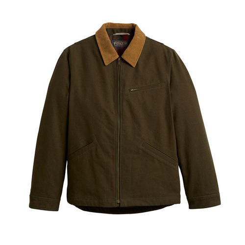 Tahoma Canvas Trucker Jacket in Dark Olive | Pendleton – Timber and ...