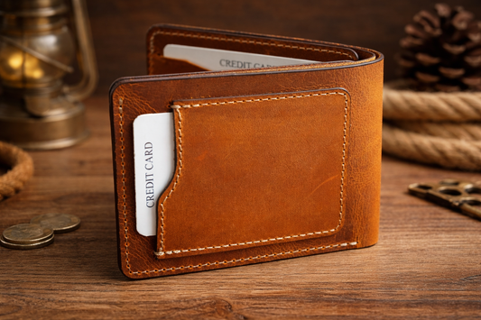 Full-Grain Leather Bifold Wallet | American Leather Gooods