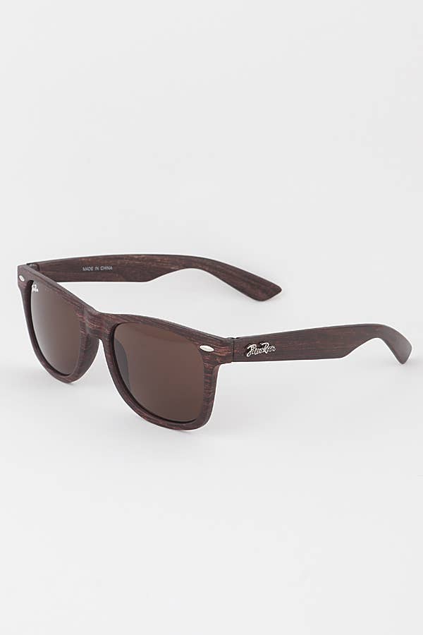 Wood Textured Wayfarer Sunglasses: MIX | SN