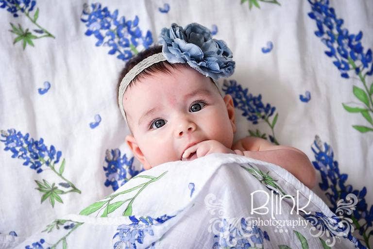 Bluebonnets Swaddle (unisex)| Little Hometown