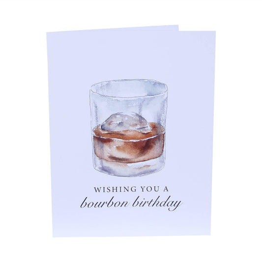 Bourbon Birthday Greeting Card