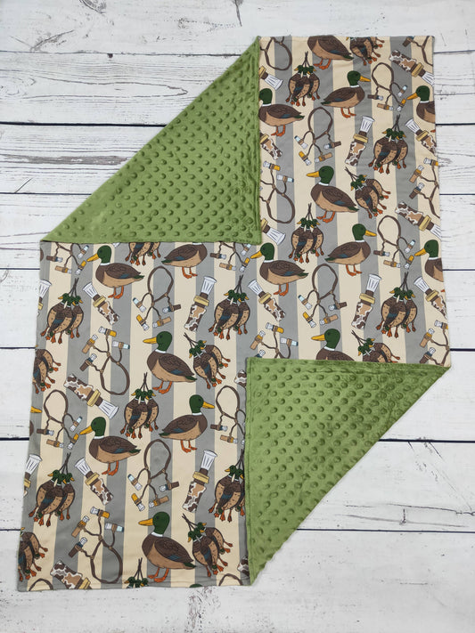 Camouflage Duck Hunting Printed Baby Kids Blanket | Sassy Kids Palace
