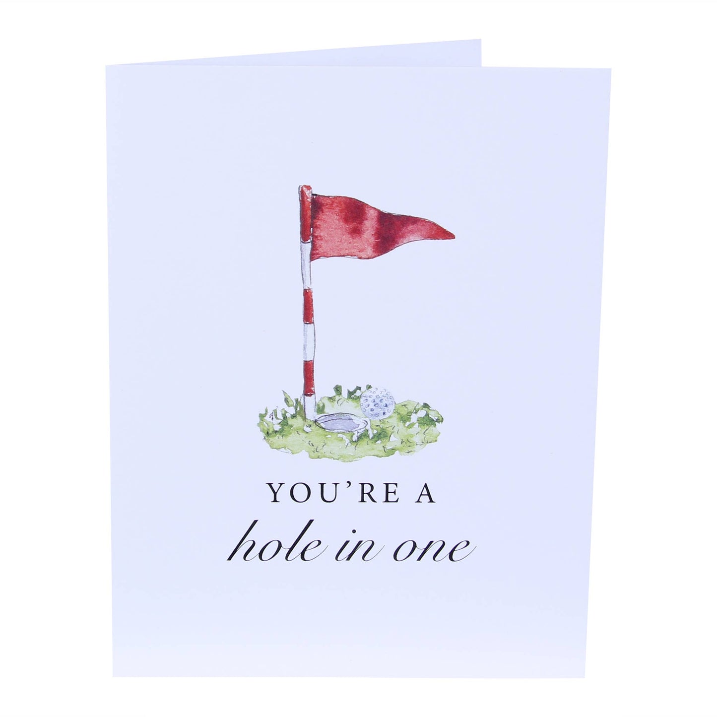 You're A Hole In One Golf Greeting Card Golfing Celebration