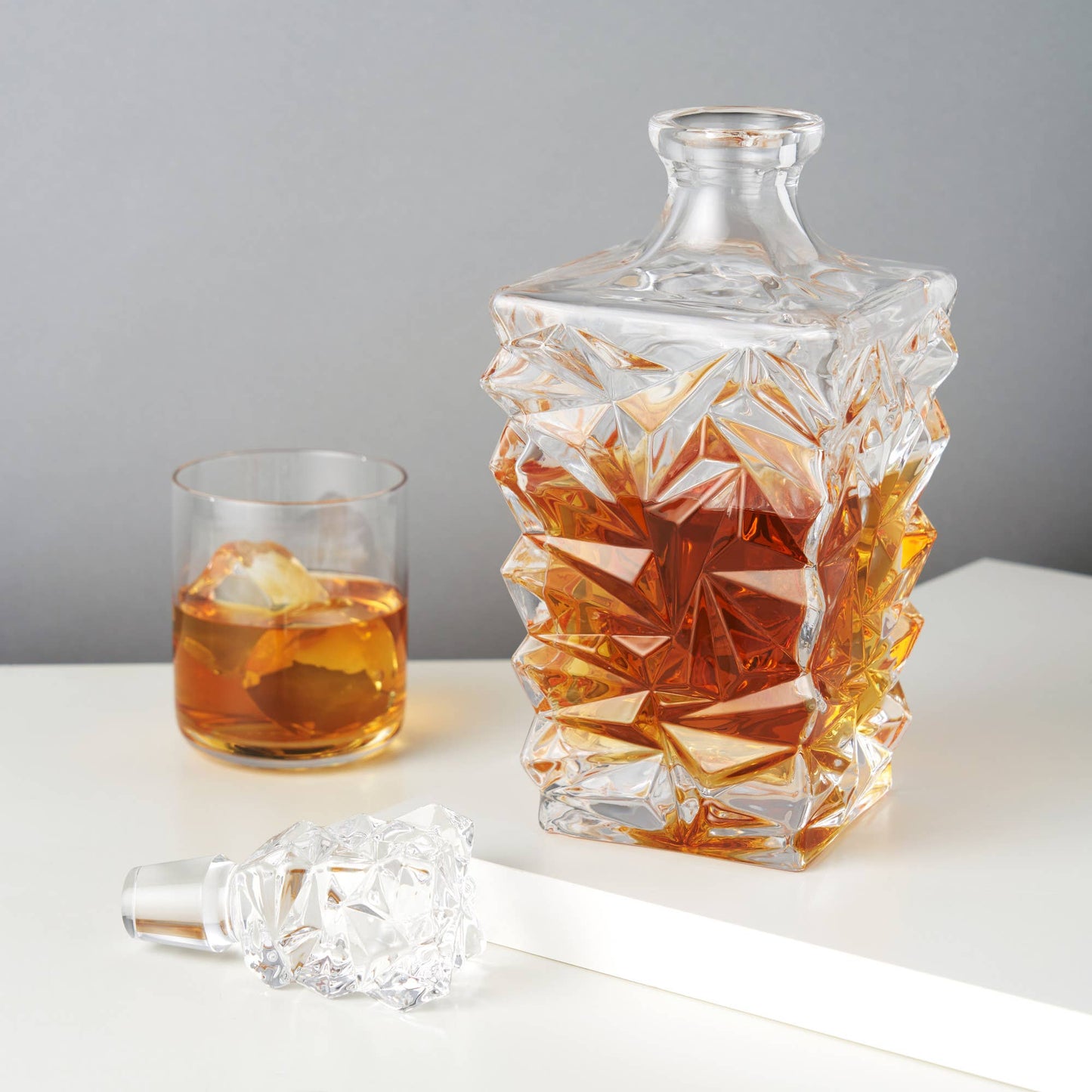 Prism Crystal Decanter | Viski