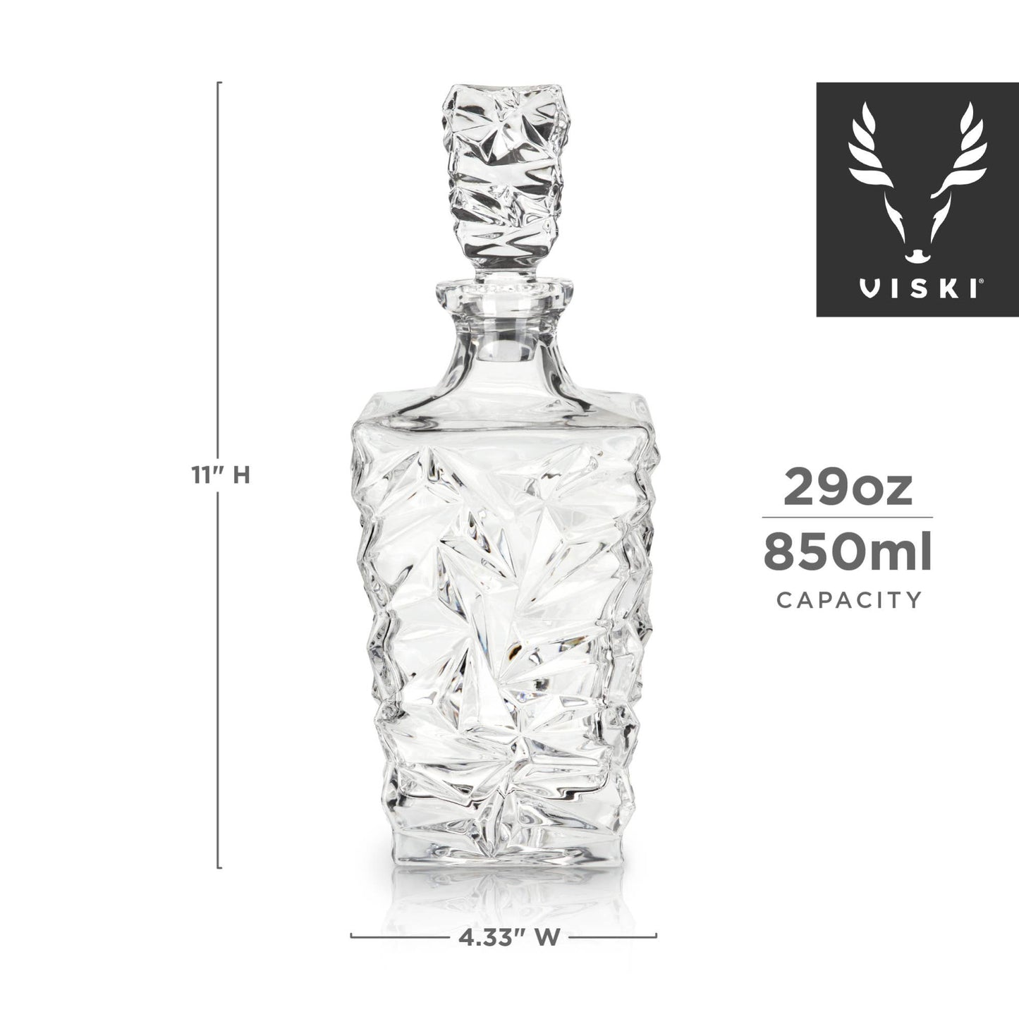 Prism Crystal Decanter | Viski