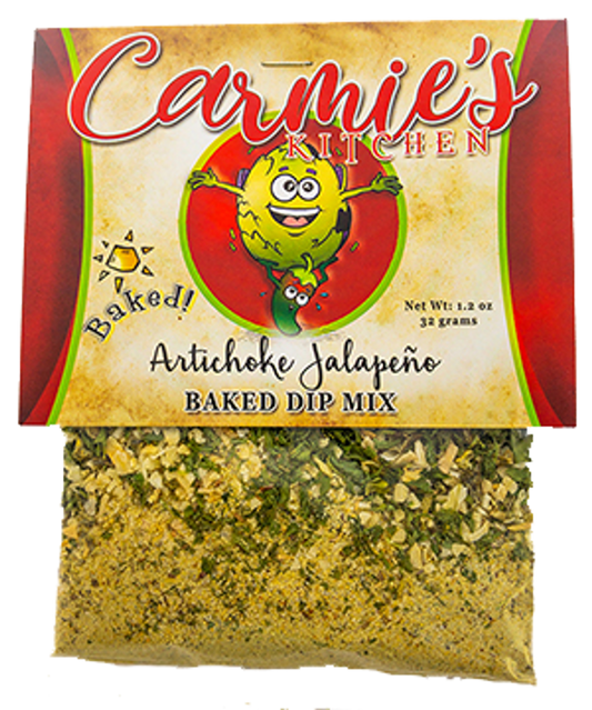 Artichoke Jalapeno Baked Dip Mix | Carmie's Kitchen