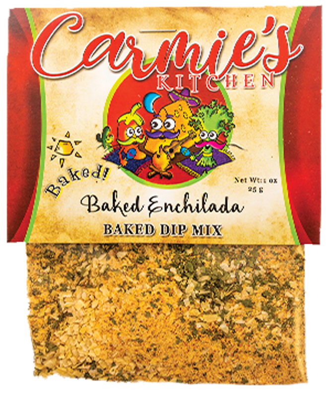 Baked Enchilada Baked Dip Mix | Carmie's Kitchen