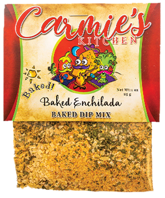 Baked Enchilada Baked Dip Mix | Carmie's Kitchen