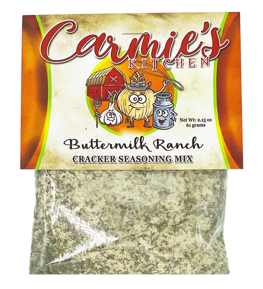 Buttermilk Ranch Cracker Seasoning Mix | Carmie's Kitchen