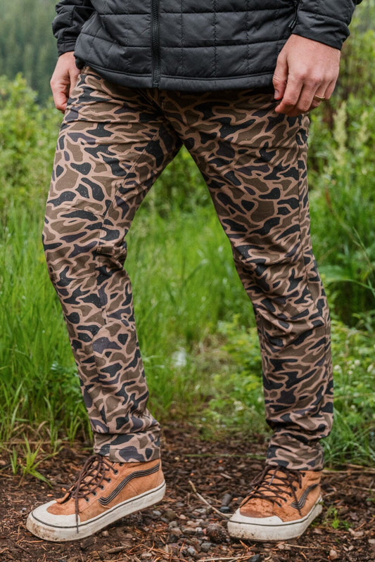 Challenger Pants in Gauge Camo | Burlebo