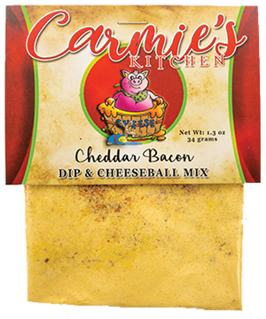 Cheddar Bacon Dip & Cheeseball Mix | Carmie's Kitchen