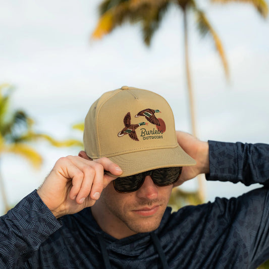 Sunrise Duck in Coyote Tan Cap | Burlebo