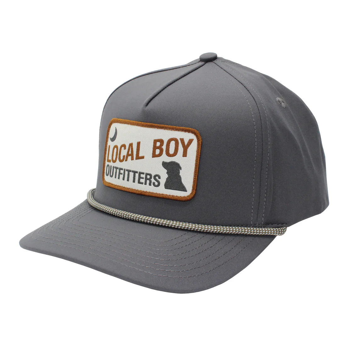 Dog & Moon Patch Rope Hat | Local Boy Outfitters