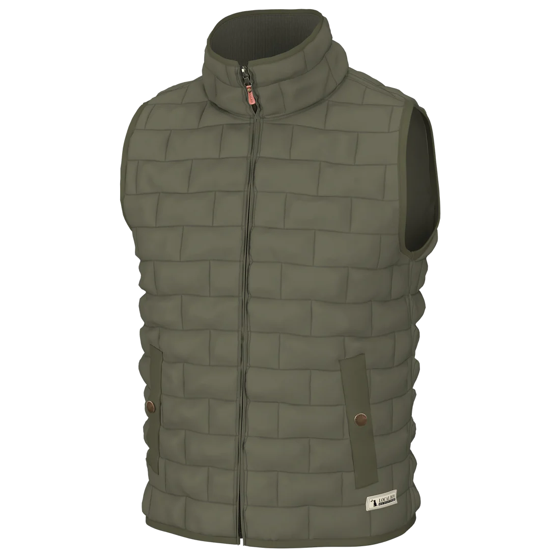 Brick Quilted Vest | Local Boy Outfitters