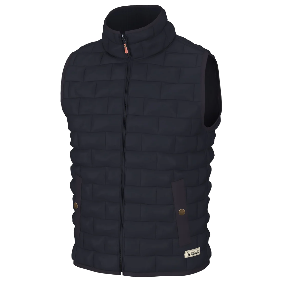 Brick Quilted Vest | Local Boy Outfitters