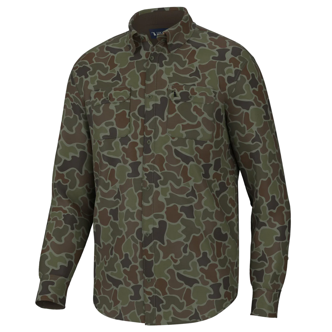 Camo Button Up L/S | Local Boy Outfitters