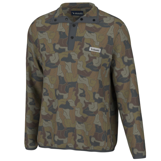 Printed Quarter Snap Pullover | Local Boy Outfitters