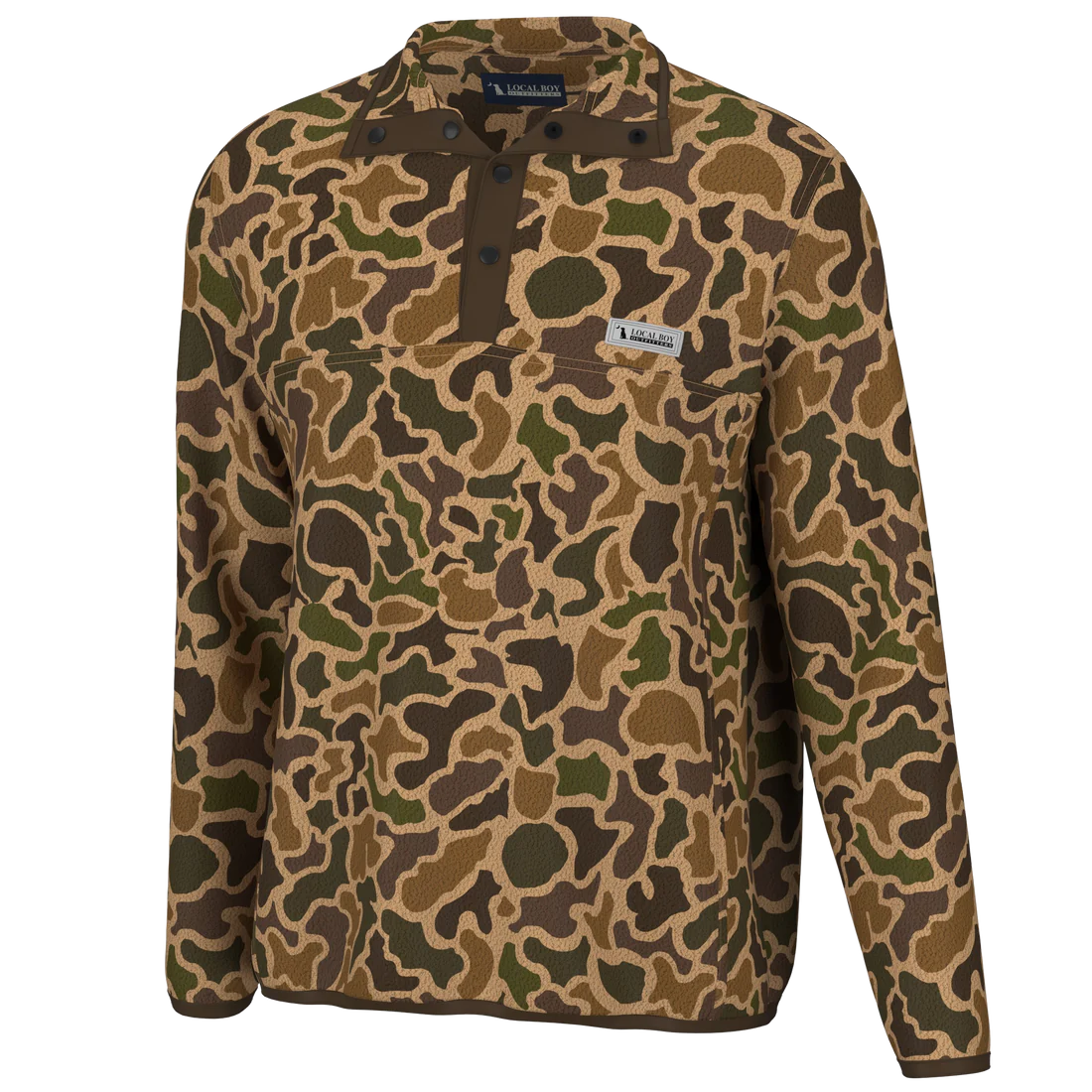 Printed Quarter Snap Pullover | Local Boy Outfitters