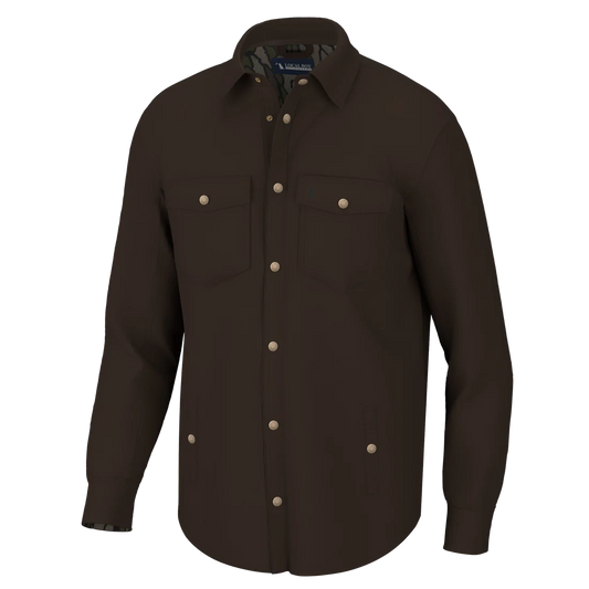 Sportsman's Shacket in Brown | Local Boy Outfitters