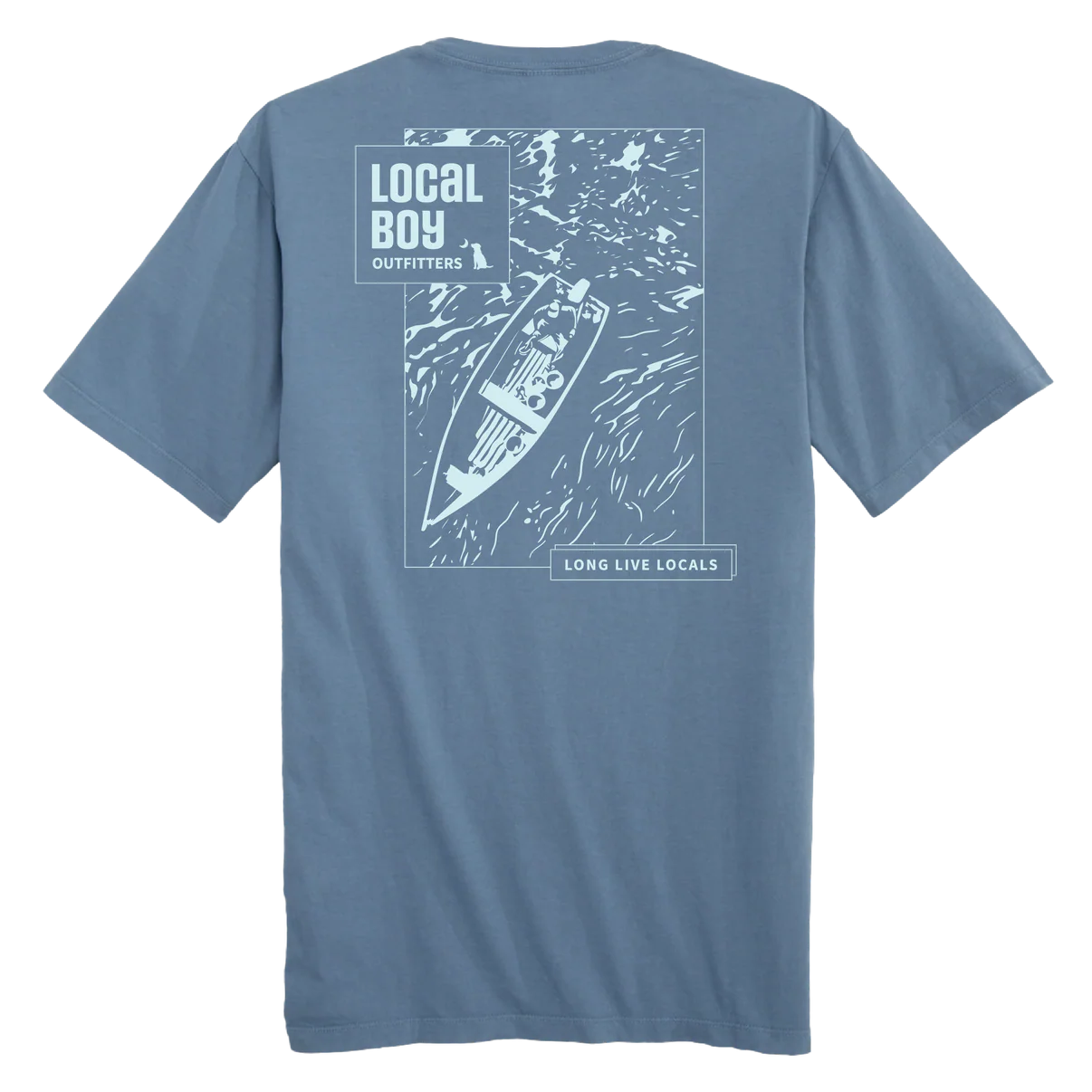 Motoring' SS Tee in Slate