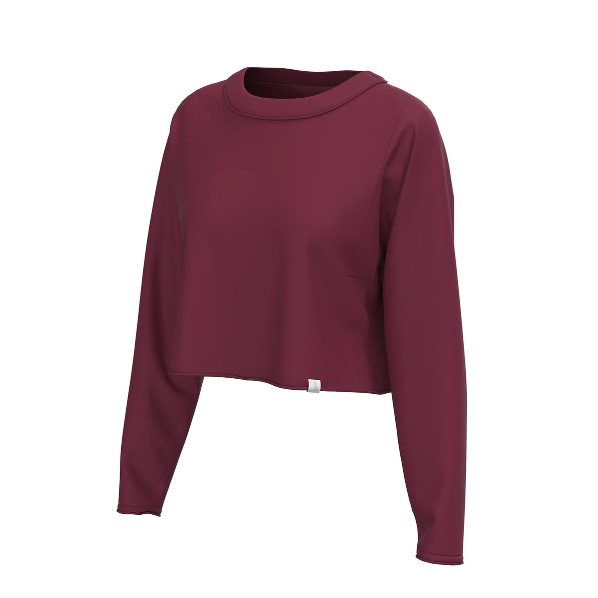 Long Sleeve Boxy Cropped Tee