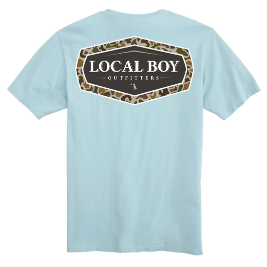 Vintage Emblem SS Tee in Chambray