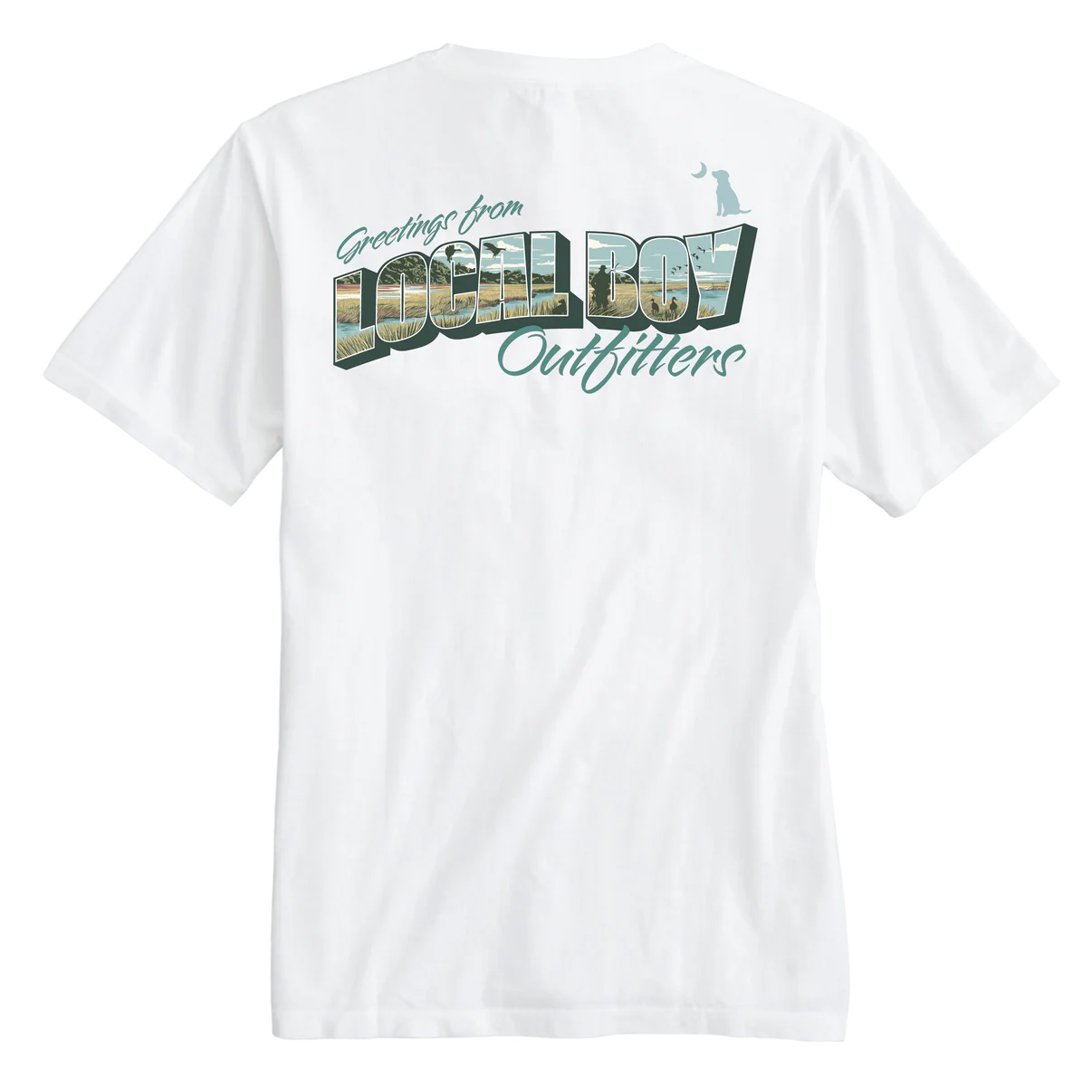Postcard SS Tee in White