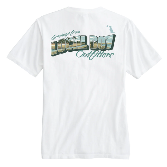 Postcard SS Tee in White