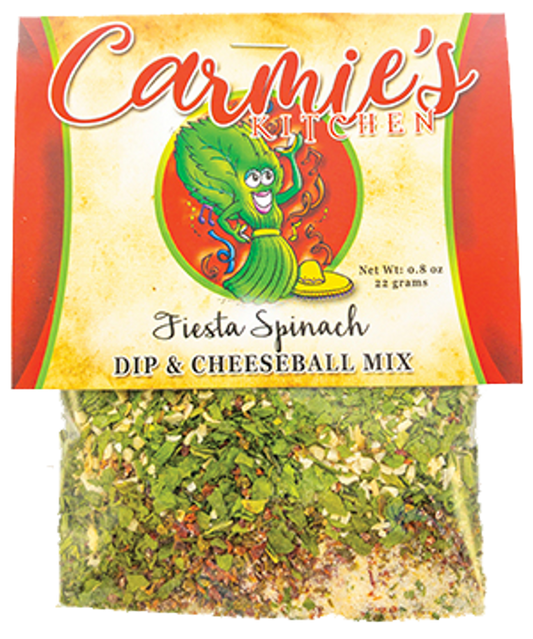 Fiesta Spinach Dip & Cheeseball Mix | Carmie's Kitchen