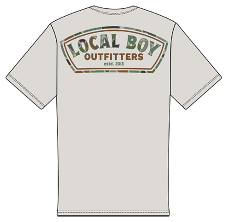 Forest Camo Label S/S T-Shirt | Local Boy Outfitters