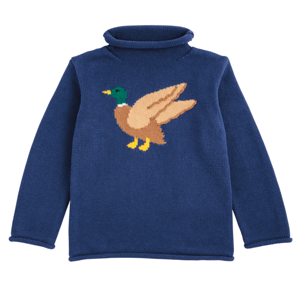Youth Duck Rollneck Sweater | Mudpie