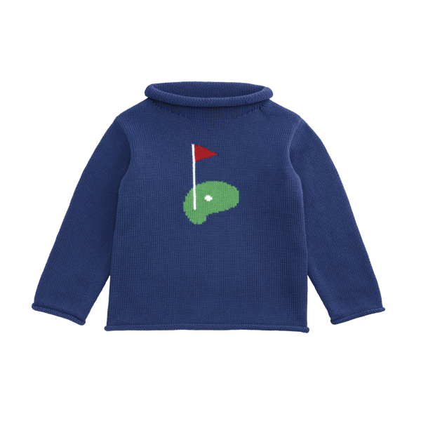 Youth Golf Rollneck Sweater | Mudpie