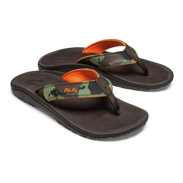 ‘Ohana Camo/Dark Java Flip Flops