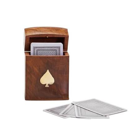 Wooden Crafted Playing Card Set