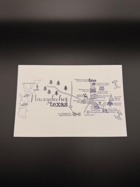 Nacogdoches, Texas Post Card | Town Pride
